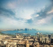Horizonte urbano de Doha