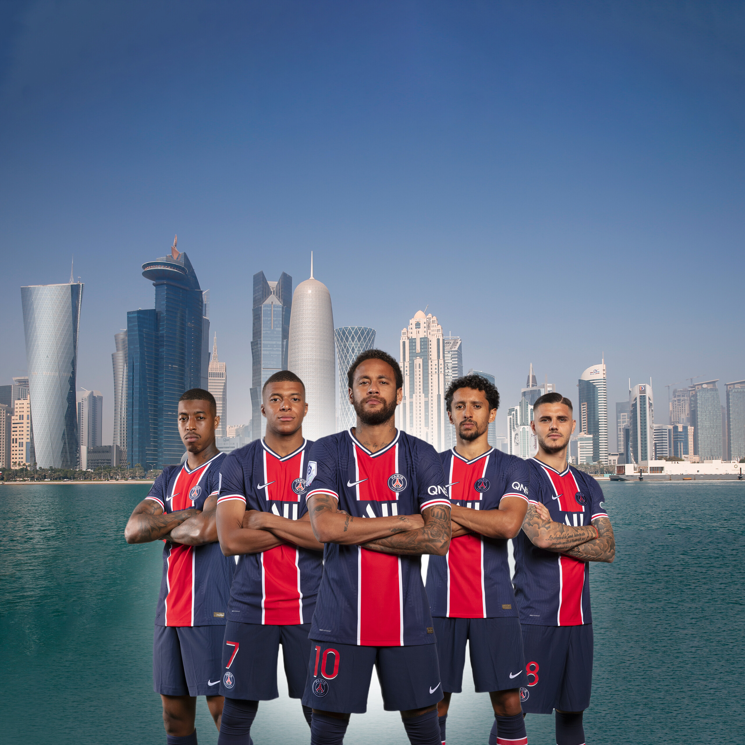Paris SaintGermain (PSG) team in and around Qatar Visit Qatar