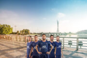 Paris Saint-Germain (PSG) Mannschaft in und um Katar